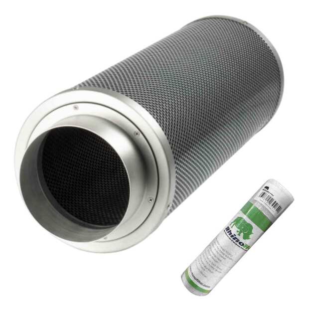 Carbon Filter 150mm x 600mm | Rhino Hobby 700 | 150mm flange | 600 - 800 m³/h