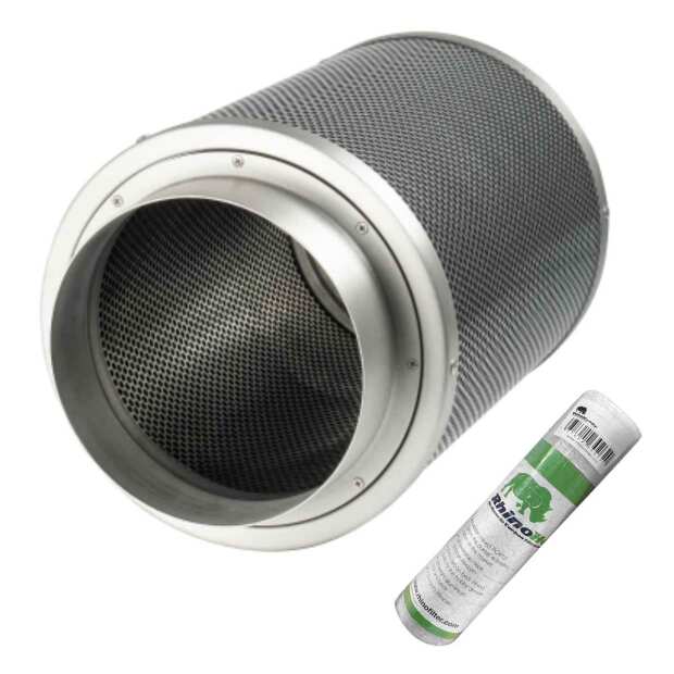 Carbon Filter 200mm x 400mm | Rhino Hobby 800 | 125mm flange | 700 - 900 m³/h