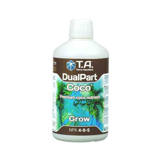 DualPart Coco Grow | Growth Fertilizer | 500ml | Terra Aquatica (GHE)