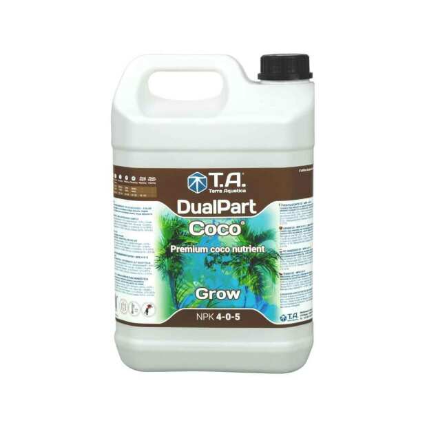 DualPart Coco Grow | Growth Fertilizer | 5L | Terra Aquatica (GHE)