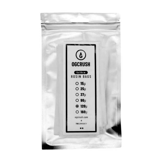 OGcrush Rosin Bags 120 Micron | hitzebeständig | 10 Stück