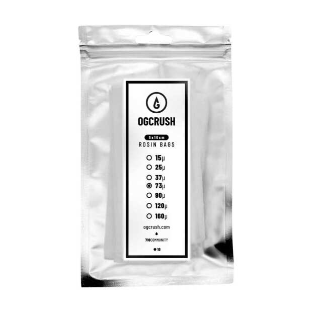 OGcrush Rosin Bags 75 Micron | hitzebeständig | 10 Stück