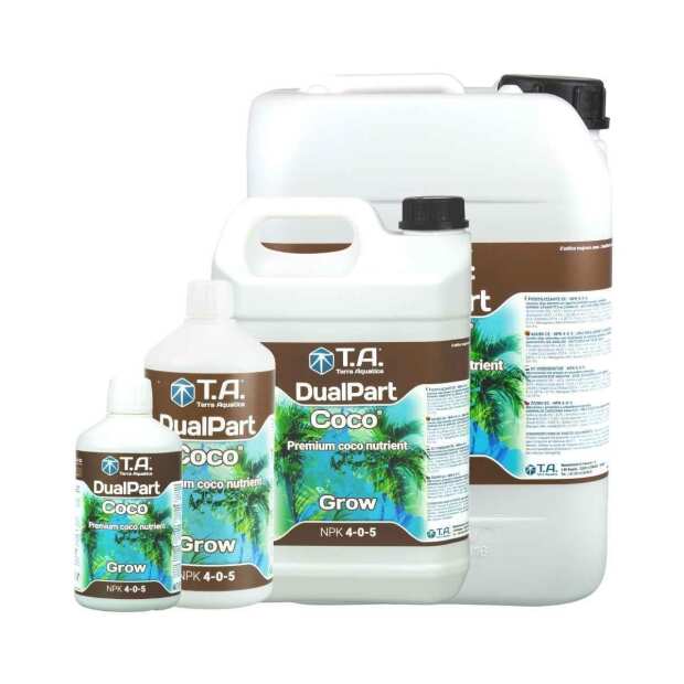 Terra Aquatica (GHE) | DualPart Coco Grow | Growth Fertilizer | 0,5L | 1L | 5L | 10L