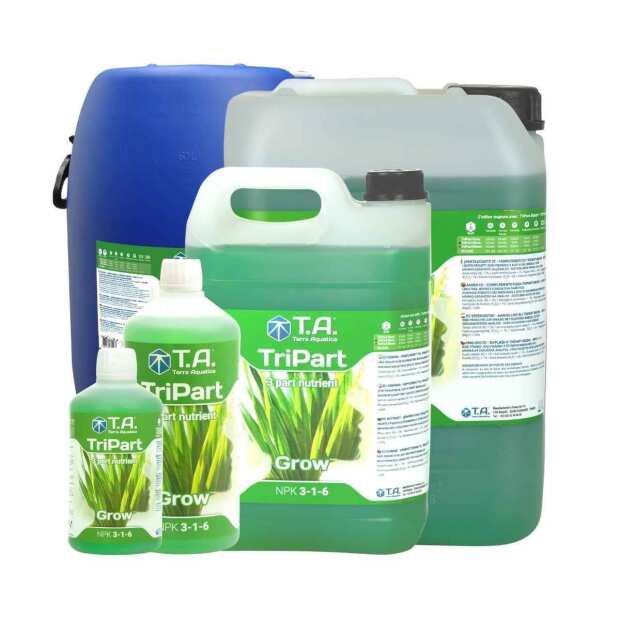 TriPart Grow, Growth Fertilizer 60L, 10L, 5L, 1L, 500ml