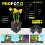 Growbox Set 60x60x160cm | LED mit 60 Watt | Garden Highpro