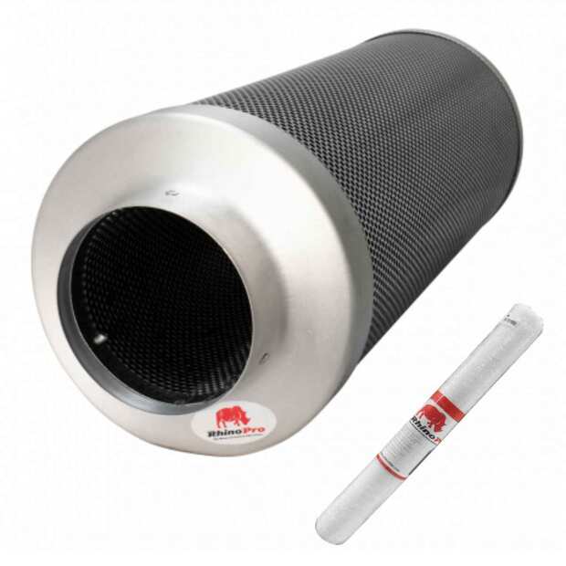 Activated Carbon Filter 125mm x 500mm | Rhino Pro 680 (580-800m³/h)