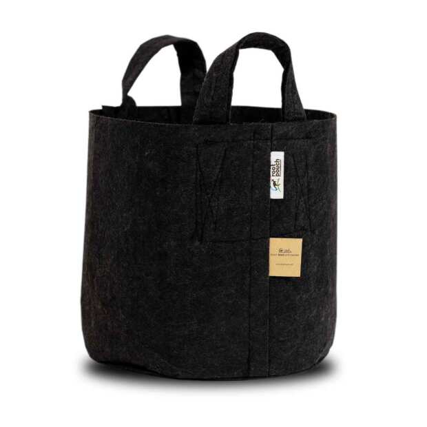 Planting Bag 16L | Root Pouch | Black with Handles
